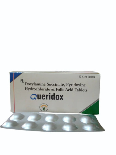 Doxylamine Pyridoxine Folic Acid Tablets - Medicine Grade, Prescription Required | For Hospital & Clinic Use, Detailed Dosage Guidelines