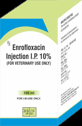 Enrofloxacin Veterinary Injection, 100ml