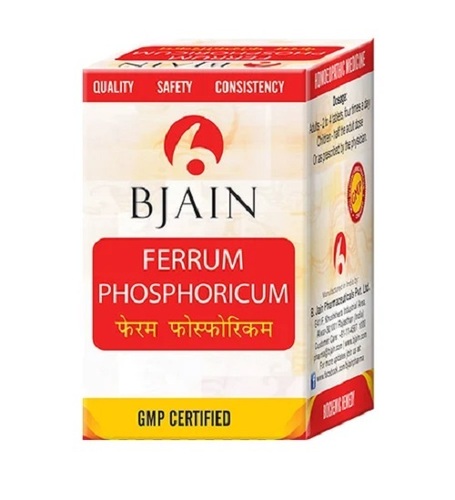 Ferrum Phosphoricum Homeopathic Tablets - Homeopathic Medicine for Personal Prescription, 100% Safe with No Side Effects