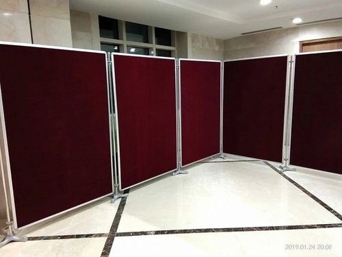 Floor Standing Display Board - Wooden Material, Custom Size, Aluminium Framed, Free Standing | Ideal for Office Use, Rectangular Shape
