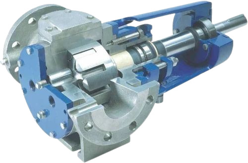 Gear Pump - Stainless Steel, Standard Size, Grey & Blue | New, Durable, Fine Finished, Very Good Quality, Industrial & Automobile Usage, Diesel Fuel Type