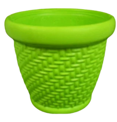 Green Plastic Planter