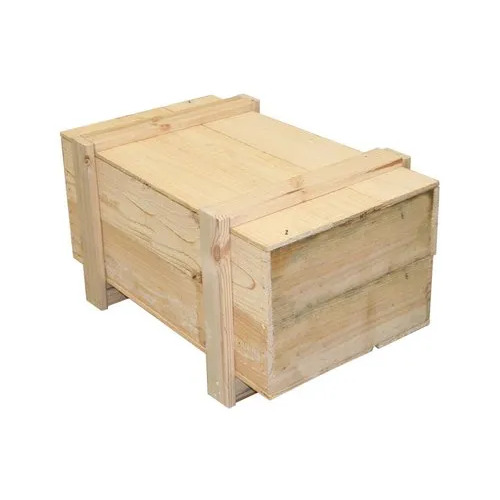 Industrial Wooden Packaging Boxes - 15 mm Moisture Resistant, Termite Resistant Plywood, 40x22x15 inch Rectangular Design, Brown Color