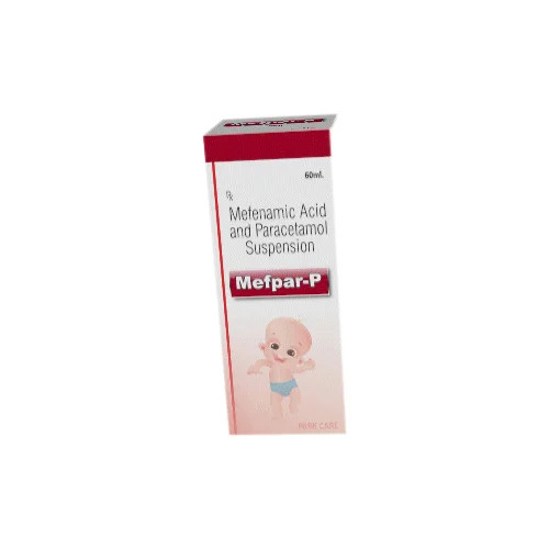 Mefenamic Acid and Paracetamol Suspension - Medicine Grade Liquid Syrup | For Hospital and Clinic Use, Prescription Required