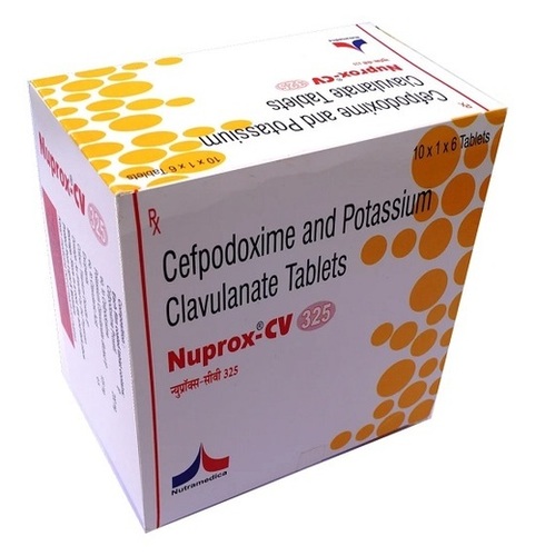 Nuprox-CV: सेफ्पोडॉक्साइम प्रोसेटिल और क्लावुलैनिक टैबलेट्स