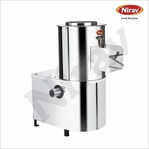 Potato Peeling Machine - 40-80 kg/hr Capacity, Semi-Automatic Stainless Steel Design, Lower Energy Consumption, Compact Structure, 220 V, 1 Year Warranty