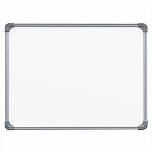 Resin Steel White Board - Durable Aluminium Frame, Customized Surface Size, Educational Use, Accessory Tray Included, High Quality