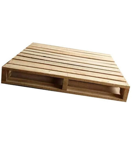 Rubber Wood Pallet - 2000 kg Capacity, Termite Proof, Moisture Less Than 15% | Brown, Dimensions 1100 x 1100 x 130 mm, Made from Durable Rubber Wood