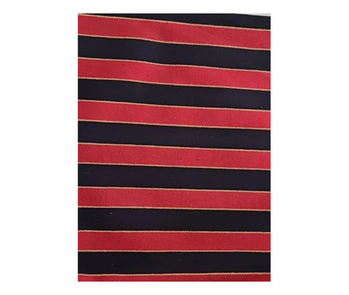 School Cotton Striped Durries - Cotton Fabric, Washable Rectangle Design, Handloom Technics | Ideal for Floor Use, Striped Pattern