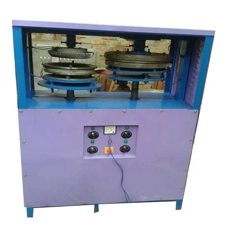 Semi Automatic Double Die Plate Making Machine - Mild Steel, 4-8 Inch Size Range, Multicolor | 50 Hz Frequency, 100-200 Gsm Paper Quality, 230 Ac Volt
