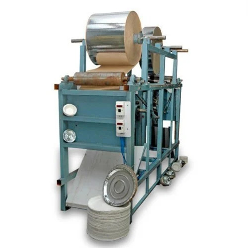 Silver Paper Plate Making Machine - Mild Steel, 4"-8" Plate Size, 500-1000 Pc/Hr Capacity | Smooth Texture, Moisture Resistant, Tear Resistant, Superior Finish