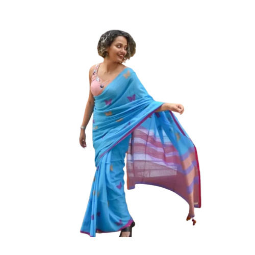 Skin Friendliness Khadi Cotton Sarees