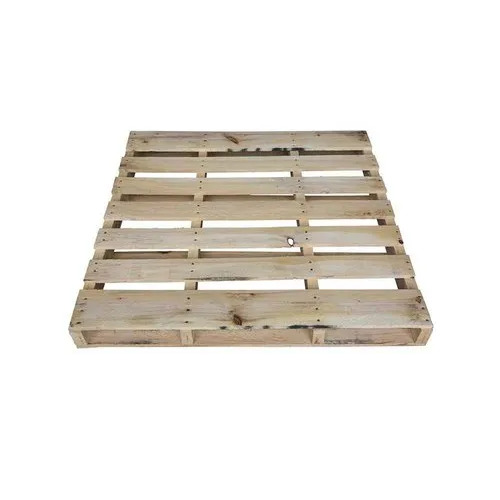 Two Way Wooden Pallet - 1200 kg Capacity, 1000 x 800 x 150 mm Dimensions | Brown, Termite Proof, Moisture Less Than 15%