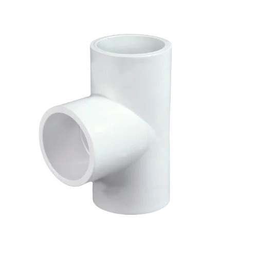 UPVC Pipe Tee - 160 mm, Optimum Quality, White Color, 1.0 MPa Working Pressure | Premium Grade Fitting