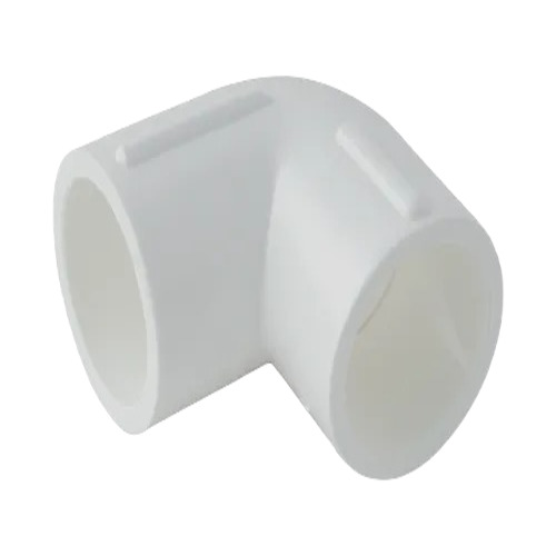 UPVC Plain Elbow - 3 Inch Size, 2 mm Thickness, White Color | Premium Optimum Quality Fitting