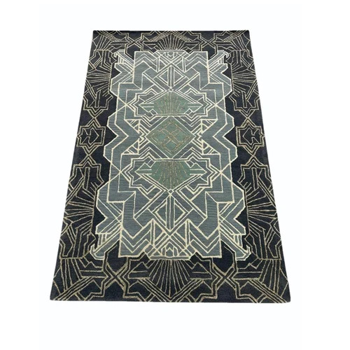 Wool Hand Tufted Floor Rugs - Woolen Material, 8x5 Feet, Multicolor Finish | Anti-Slip, Customized Sizes & Designs, Printed Pattern, Rectangular Shape