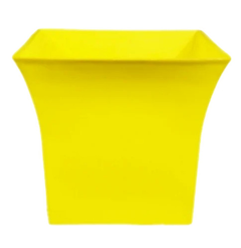 Yellow Square Pot