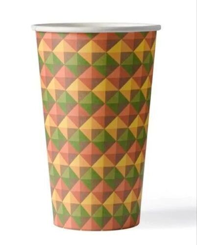 300ml Printed Paper Glass - Food-Grade Paper Biodegradable Material Multi-Color Design Eco-Friendly Heat Insulation with Leak-Proof Coating