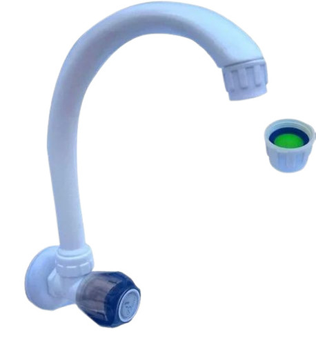 Blue Long Neck Sink Cock