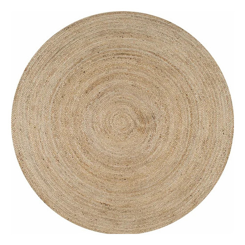 Braided Jute Rug - 4X4 FT and 6X6 FT Sizes, Brown Color | Quick Drying, Anti Slip, High Strength, Hand Washable