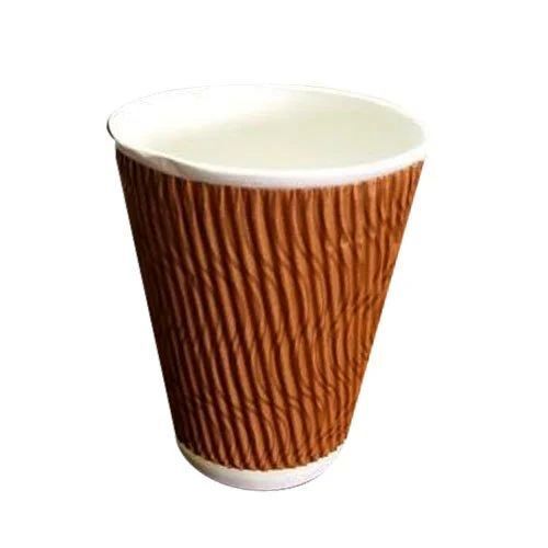 Disposable Cold Drink Cup - Premium Food-Grade Paper, Brown Color | Eco-Friendly, Customizable Print, Stackable Design, Smooth Edges, 100 Pieces