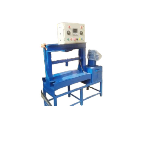 Disposable Plate Making Machine - PE Coated Paper, 5M Width x 17M Length x 2.6M Height, Blue Color | Semi-Automatic, 2 HP Power, 220V AC Voltage, 1 Year Warranty