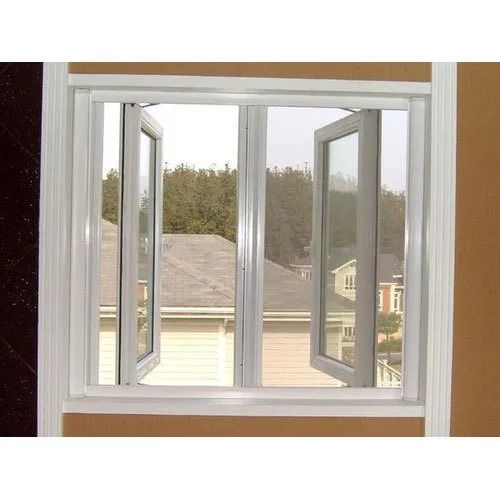 Double Door Aluminium Glass Window