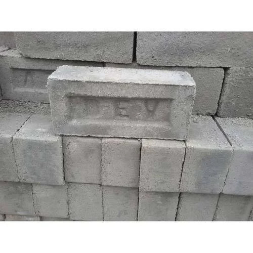 Grey Cement Bricks - Solid Fly-Ash Engineering Bricks 3x4x9 inches, Gray Color | High Strength, Abrasion Resistant, Acid-Resistant, Fire-Retardant, Non-Toxic