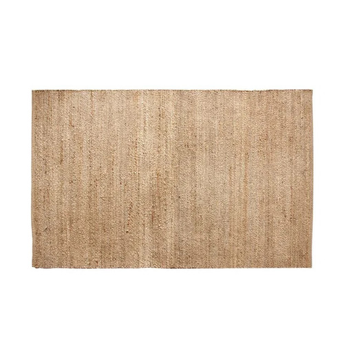 Handmade Jute Floor Rug - Rectangle 4x6ft, 5x8ft, 8x10ft | Skin Friendly, High Strength, Anti Slip, Quick Drying, Plain Design