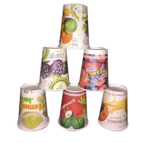High Design Disposable Paper Cup - Paper Material, 150 Pieces, Variety of Sizes, Printed Design, Stackable, Non-Toxic, Customizable, Smooth Surface, Easy to Handle