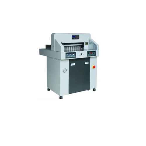 Hydraulic Paper Cutting Machine - Mild Steel, Automatic, 220V, 50Hz | Strong Build, Long Functional Life, High Performance