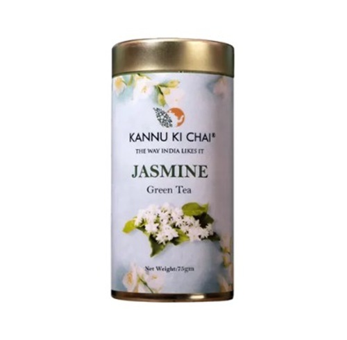 Jasmine Green Tea - 100gm Pack FSSAI Certified Granule Extract Type 24-Month Shelf Life