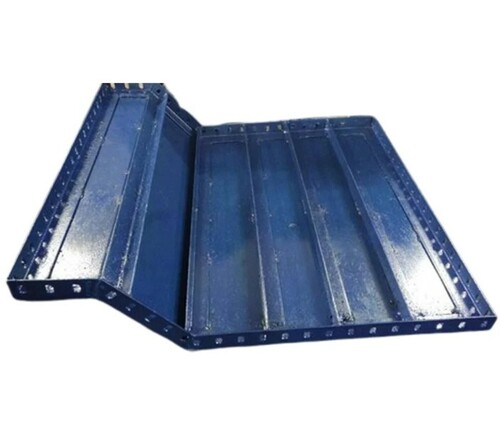 Mild Steel Crash Barrier - 4 Inch Thickness, Dark Blue Color Coated Finish | Durable Metal, Designed for Road Safety