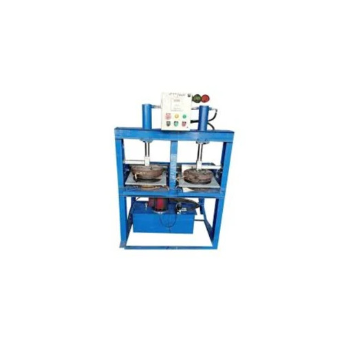 Paper Dona Making Machine - PE Coated Paper, 2000-5000 Pc/Hr Capacity, Blue Color | Semi-Automatic, 230 AC Voltage, 1 Year Warranty, 100-400 GSM Paper Weight