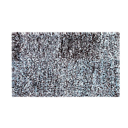Polypropylene Shaggy Floor Rugs - 3.6x5.6 FT Rectangular | Grey and Black, Anti-Slip, Quick Drying, Corrosion Resistant