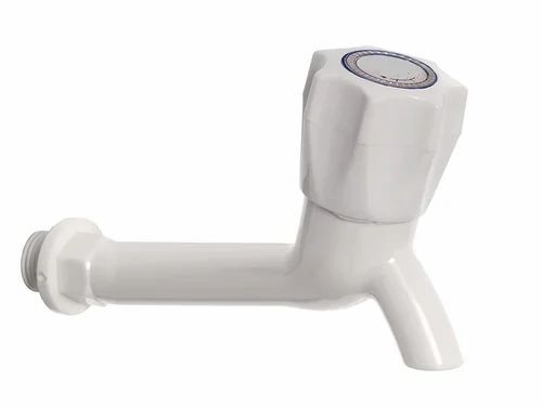 PVC Bib Cock - Wall Mounted, Round Shape | Durable PVC, Glossy Finish, Very Good Quality, Customized Size