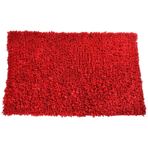 Red Shaggy Floor Rugs