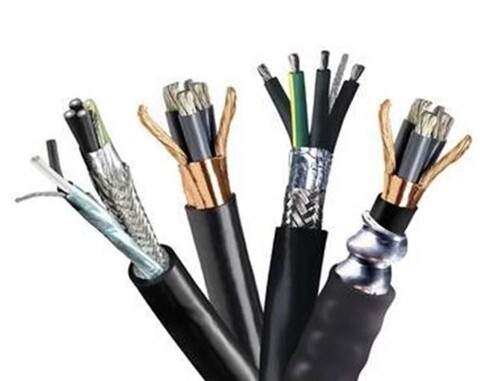 Shielded Communication Cables - Polyethylene Insulation, Armoured Copper Conductor, 50 Ohm Impedance, Black Jacket | Industrial Application