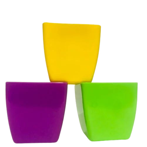 Small Square Plastic Flower Pots 