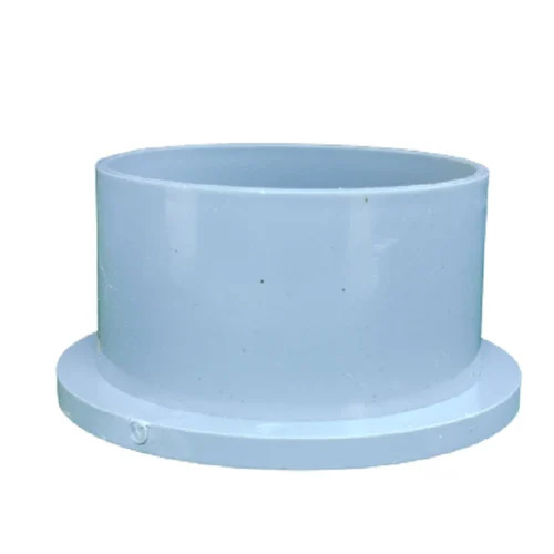 Waterflo PVC Tail Piece - PVC Material, 4x4 Inch Size, White Color, 90mm Thickness | Durable Round Design for Reliable Plumbing Applications