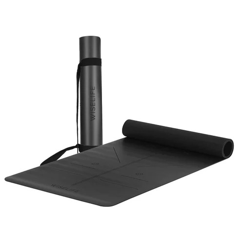 5mm PU Leather and Natural Rubber Yoga Mat