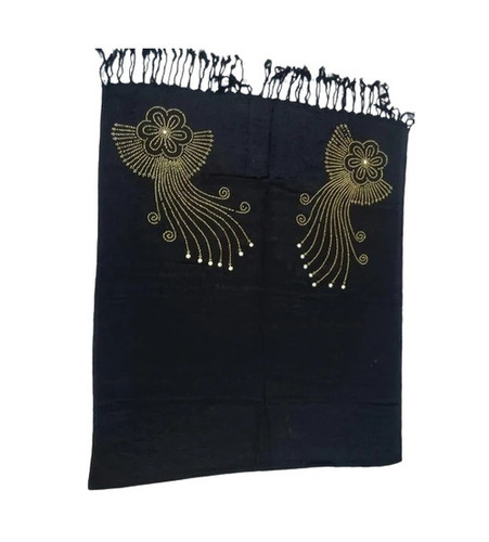 Black Printed Stoles