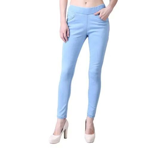 Blue Denim Jegging - Feature: Quick Dry