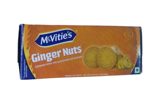 Coconut Biscuit - 120 Grams Pack, 100% Pure Vegetarian Sweet Round Cookies, Semi-Hard Gluten-Free Treats