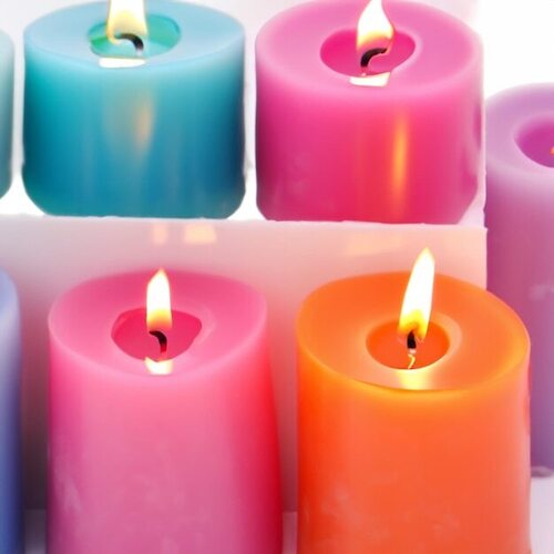 Color Candle By Creative Art Gallery