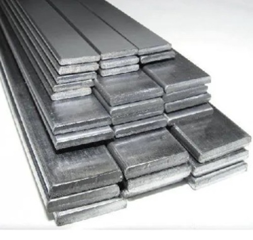 Construction Mild Steel Flat Bar - Up to 6 Feet Length, Up to 2 Feet Width, Grey Color, 5 to 10 mm Thickness | Ideal for Various Construction Projects