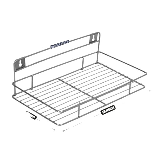 Detergent Holder Rack - Stainless Steel | Customized Size, Silver Color, Wall Mounted, Durable, Fine Finished