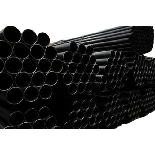 Erw Black Steel Pipes - Mild Steel, 2.5 Inch Size, 6 Feet Length, 4mm Thickness | Fine Finished, Durable, Painted Surface Treatment