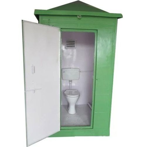 FRP Portable Toilet - 200L Capacity, 7-8 Feet Height, 5mm Thick Walls, Multi Color | Ideal for Office, Guard House, Shop, Villa, and More