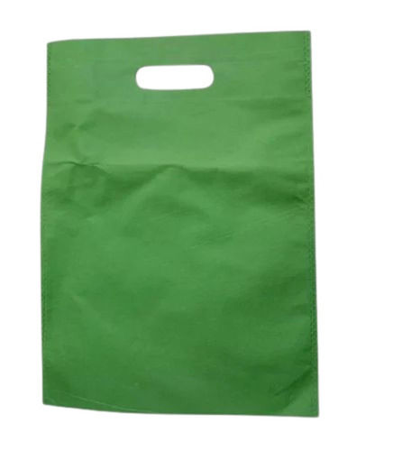 Green D Cut Non Woven Bag